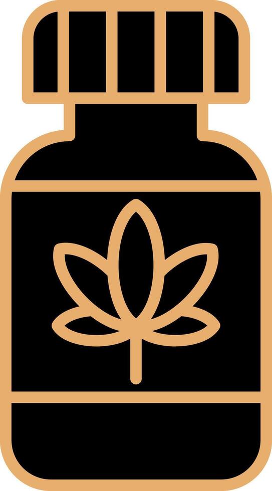 Cannabis oil Vector Icon