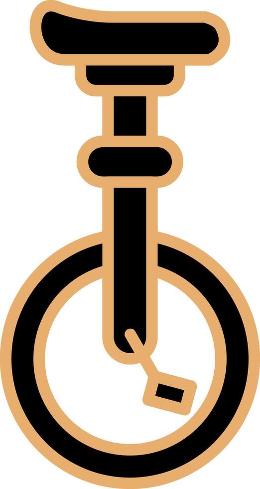 Unicycle Vector Icon