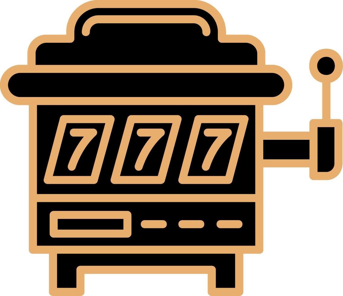 Slot Machine Vector Icon