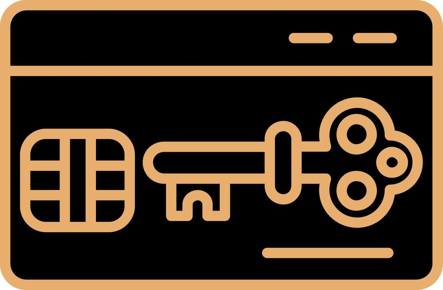 Key Card Vector Icon