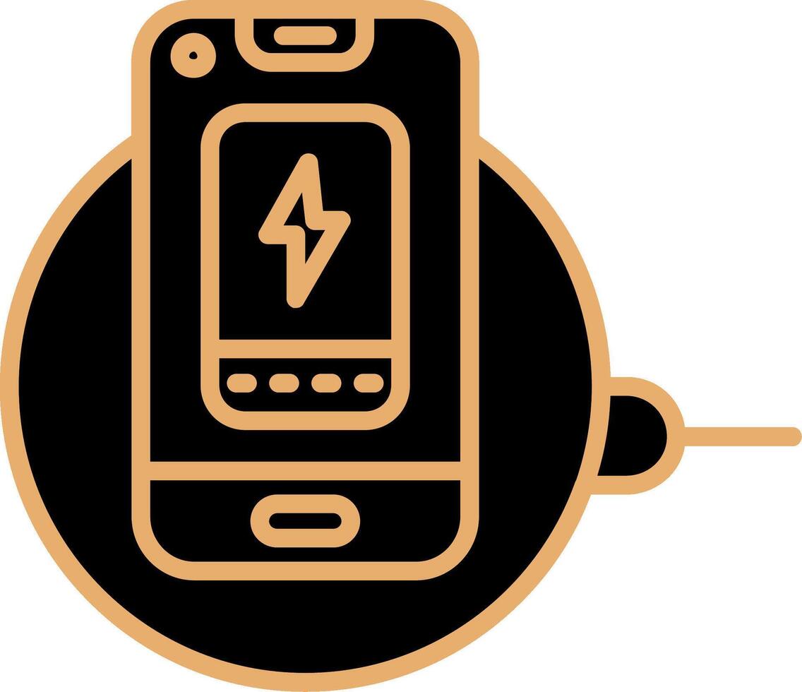 Wireless Charger Vector Icon