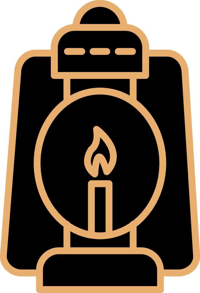 Oil Lamp Vector Icon