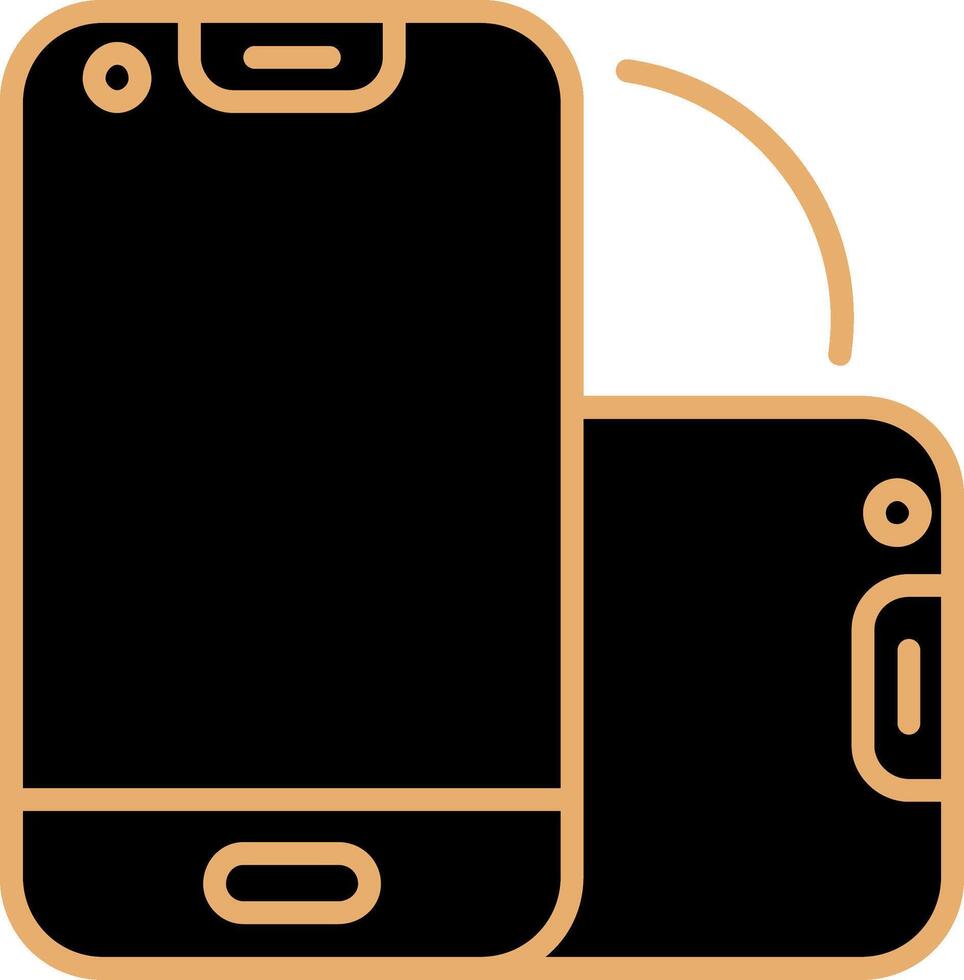 Foldable Smartphone Vector Icon