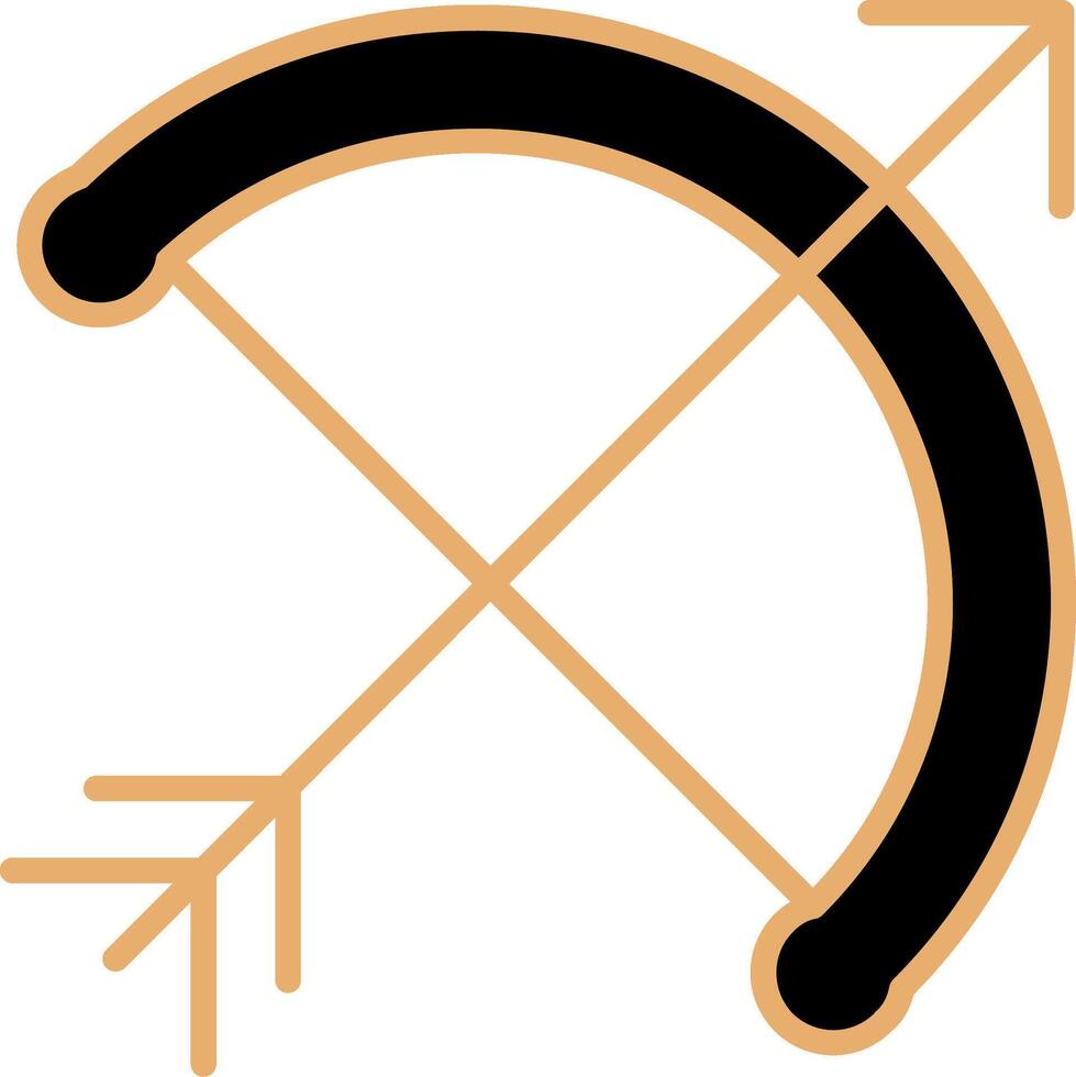 Bow And Arrow Vector Icon