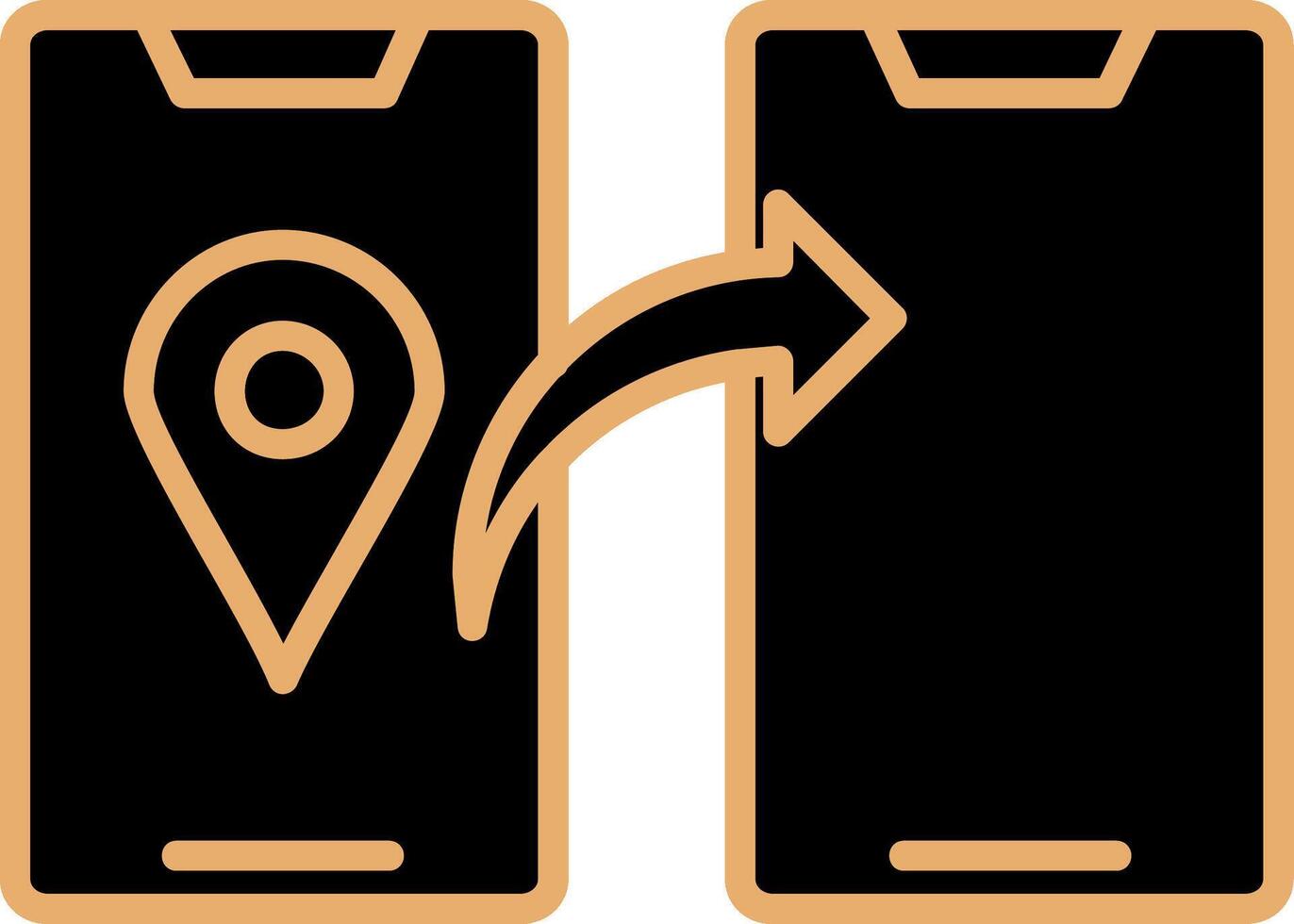 Share Location Vector Icon