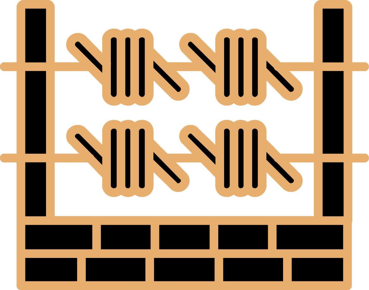 Barbed Wire Vector Icon