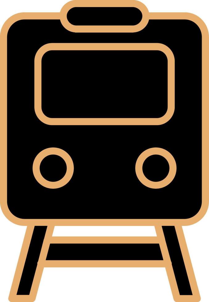 icono de vector de tren