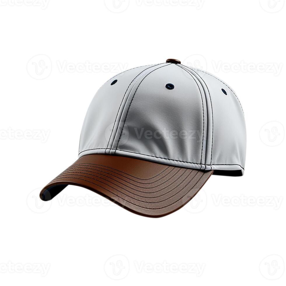 AI generated Baseball Cap isolated on white background , photorealistic, AI generated photo