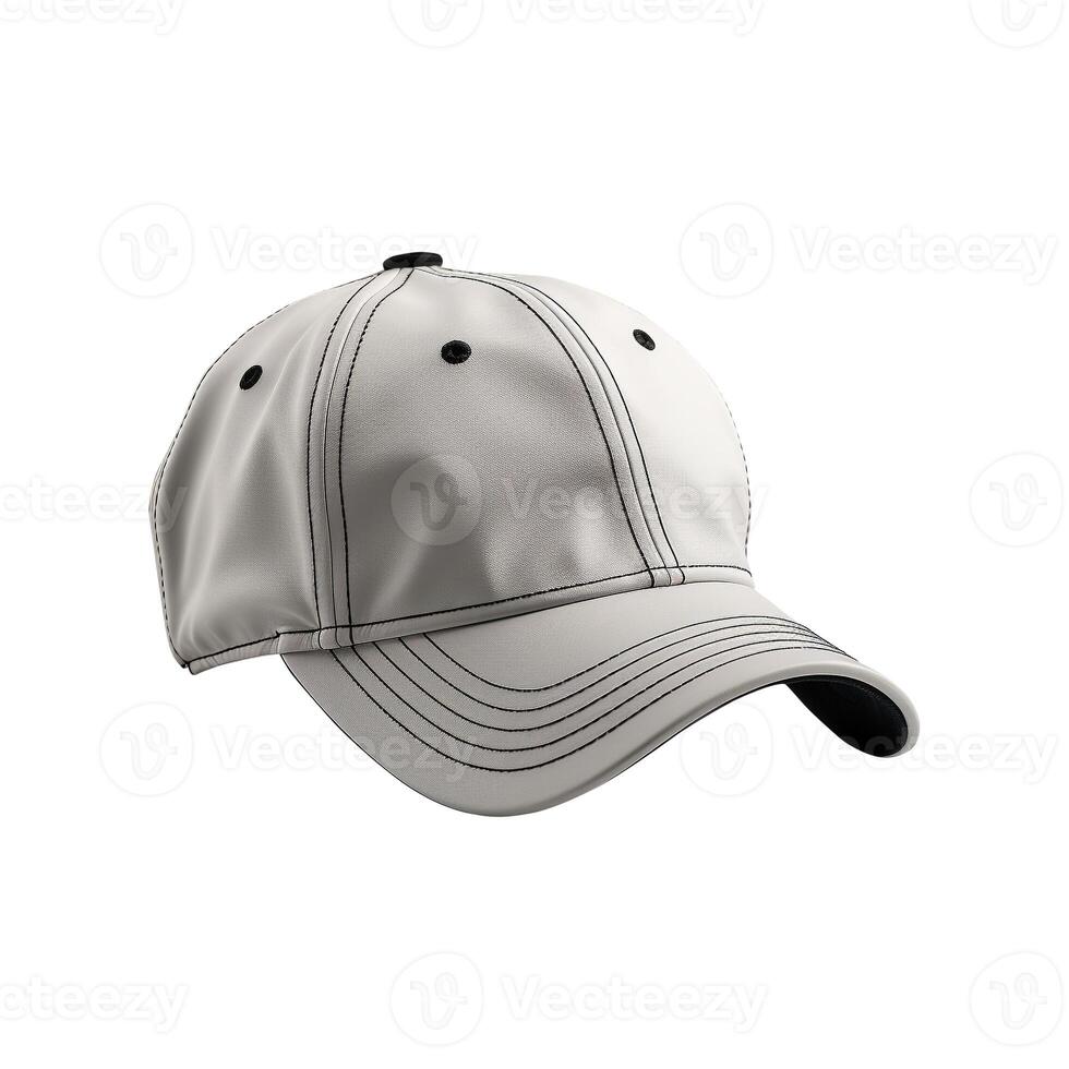 AI generated Baseball Cap isolated on white background , photorealistic, AI generated photo