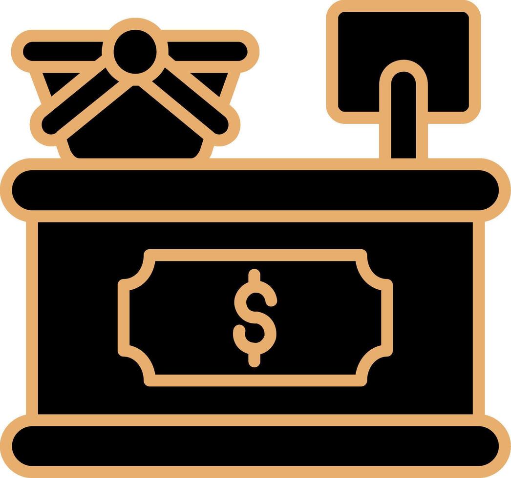 Cashier Vector Icon