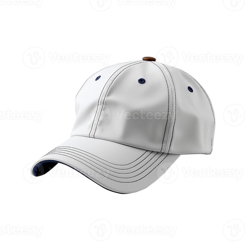 AI generated Baseball Cap isolated on white background , photorealistic, AI generated photo