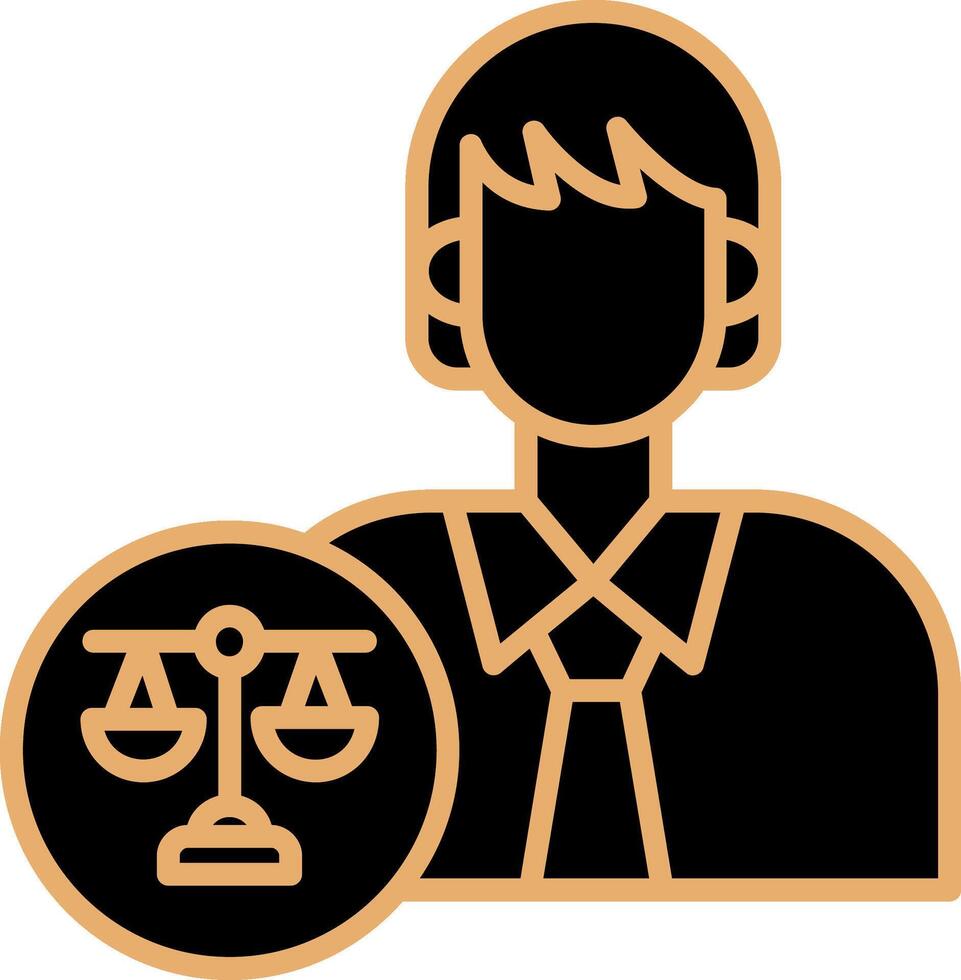 Lawyer Vector Icon