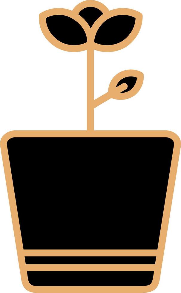 Flower Pot Vector Icon