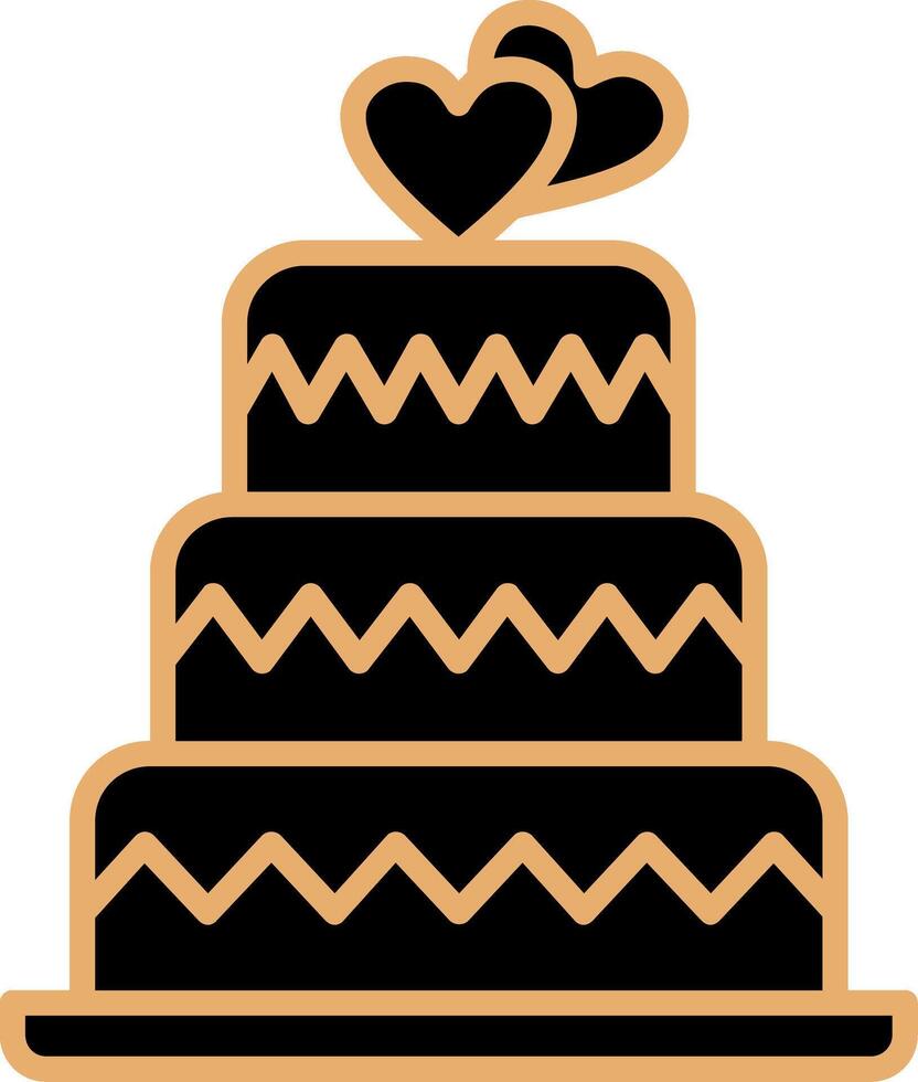 Wedding Cake Vector Icon