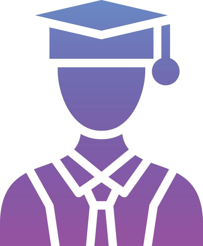 Male Graduate Vector Icon