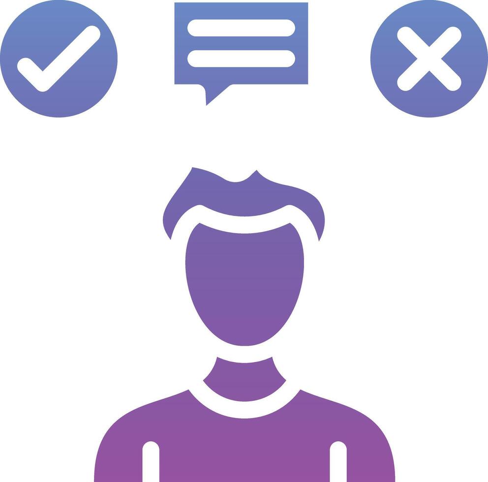 Decision Making Vector Icon