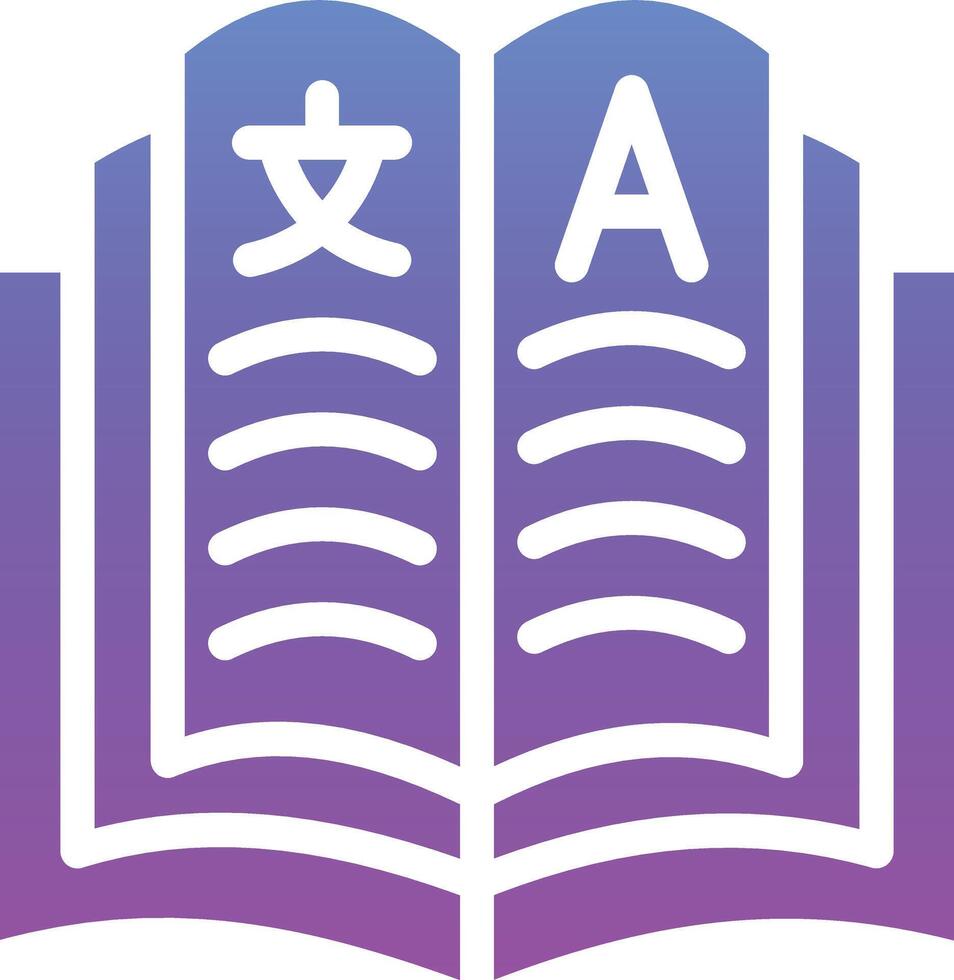 Language Learning Vector Icon
