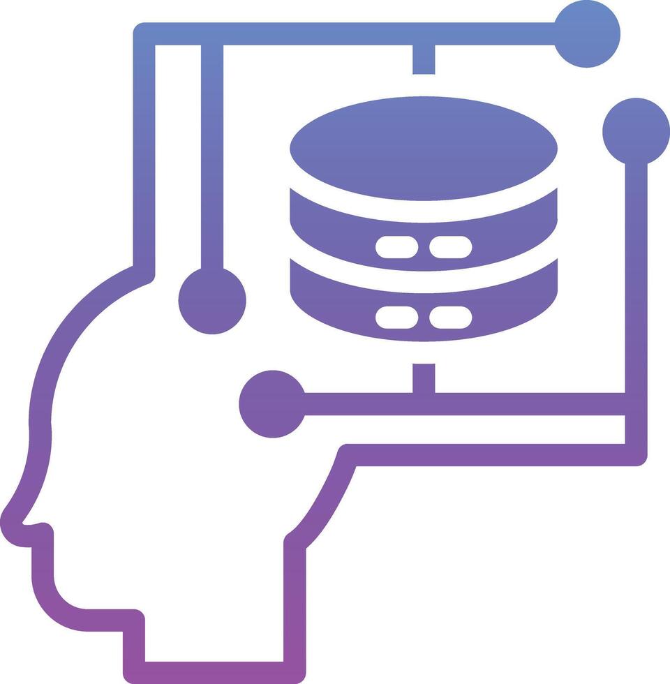 Intelligent Data Vector Icon
