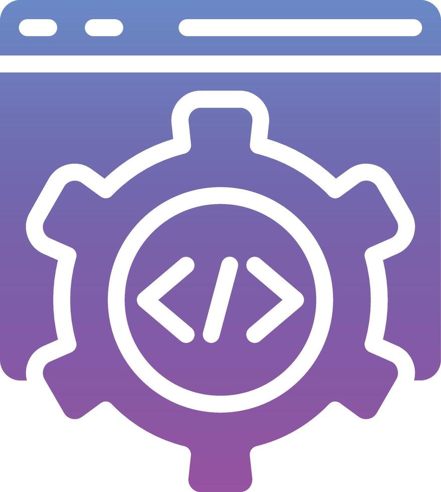 icono de vector de programación