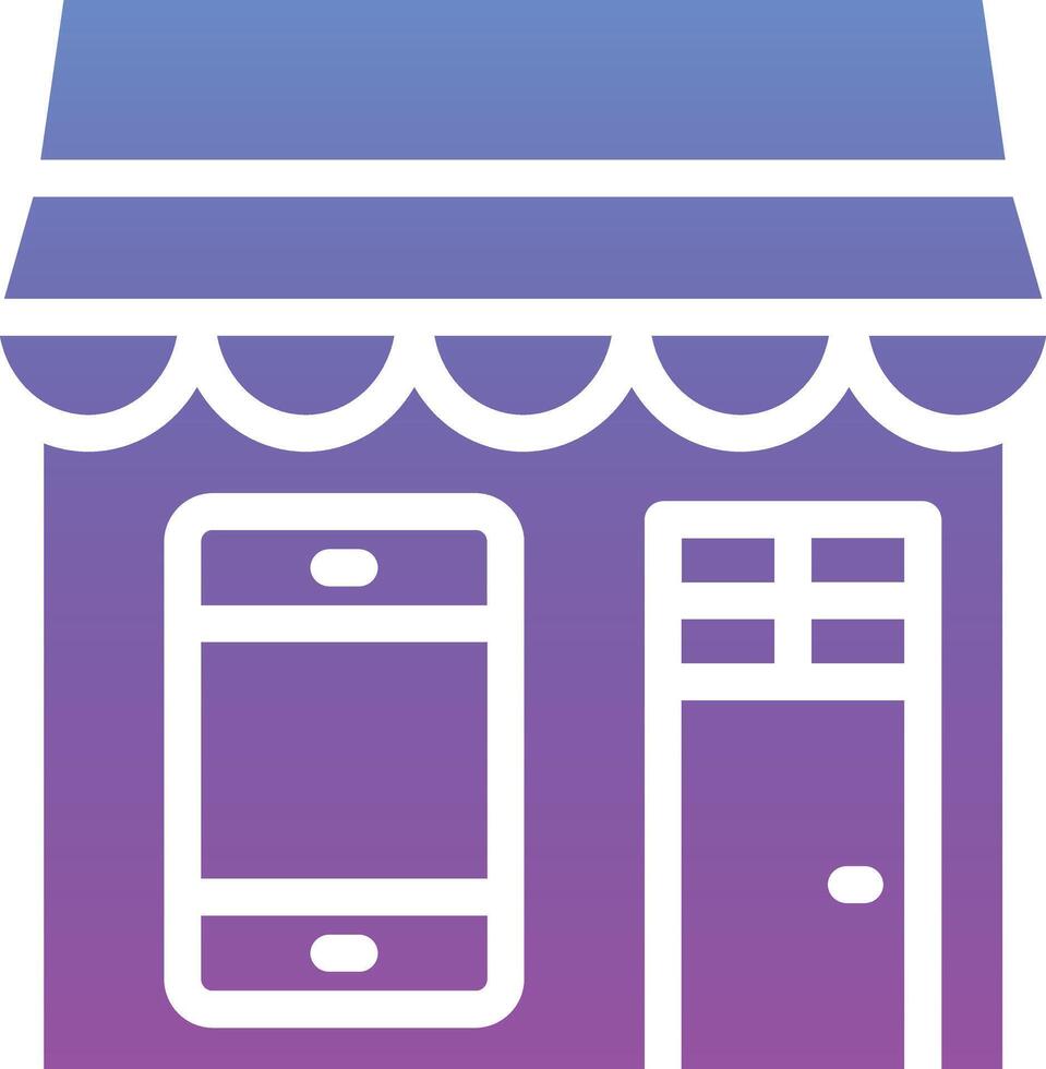 Mobile Shop Vector Icon