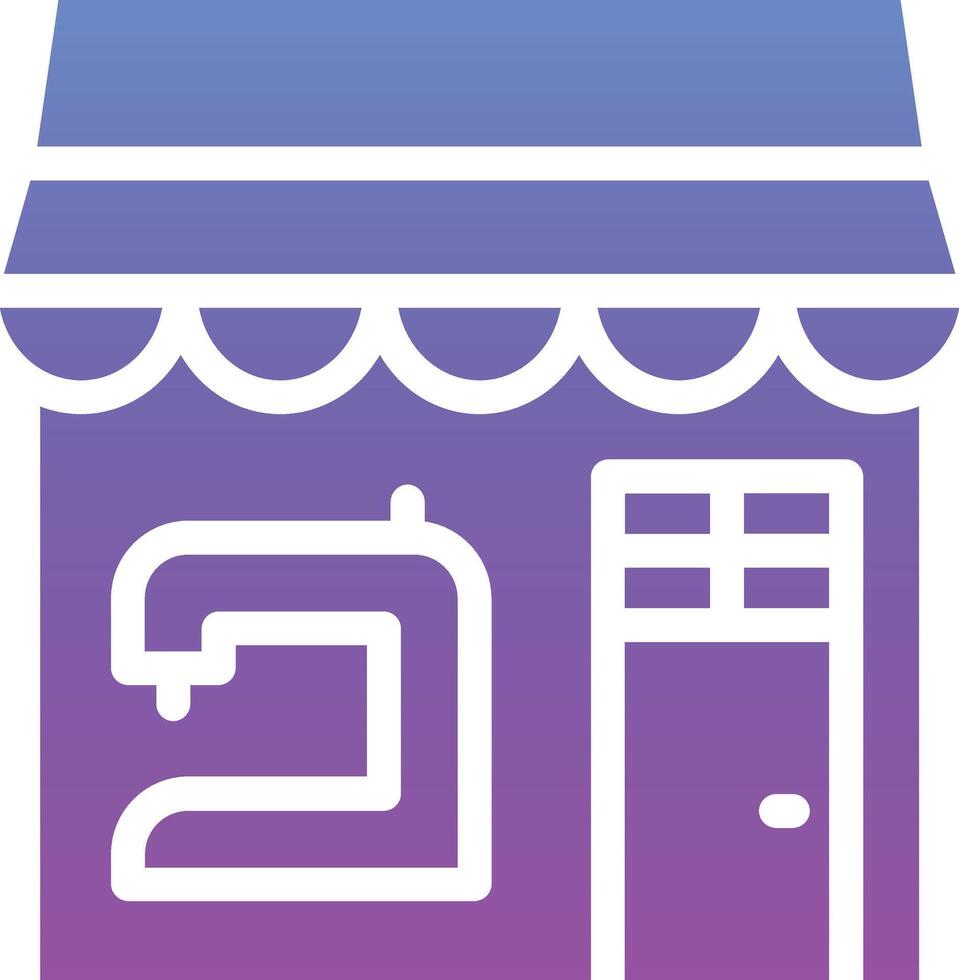 Tailor Shop Vector Icon