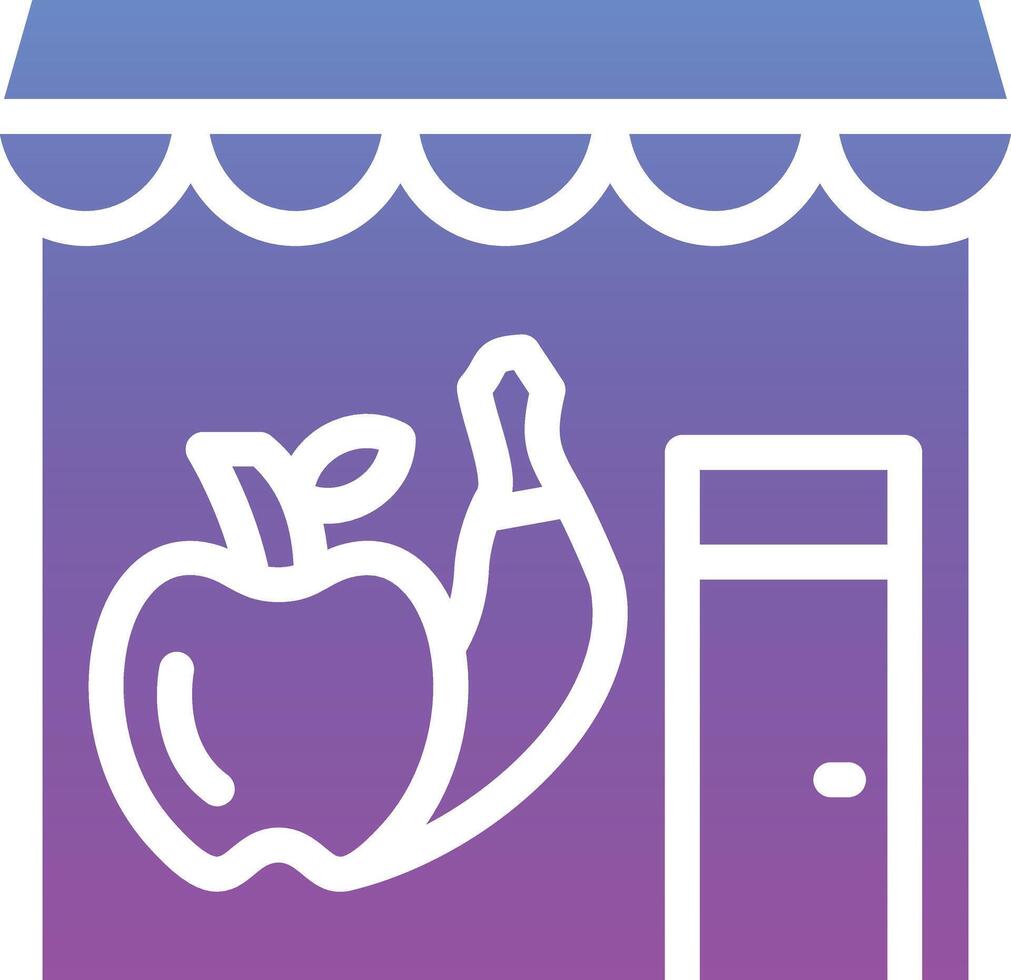 Fruits Shop Vector Icon