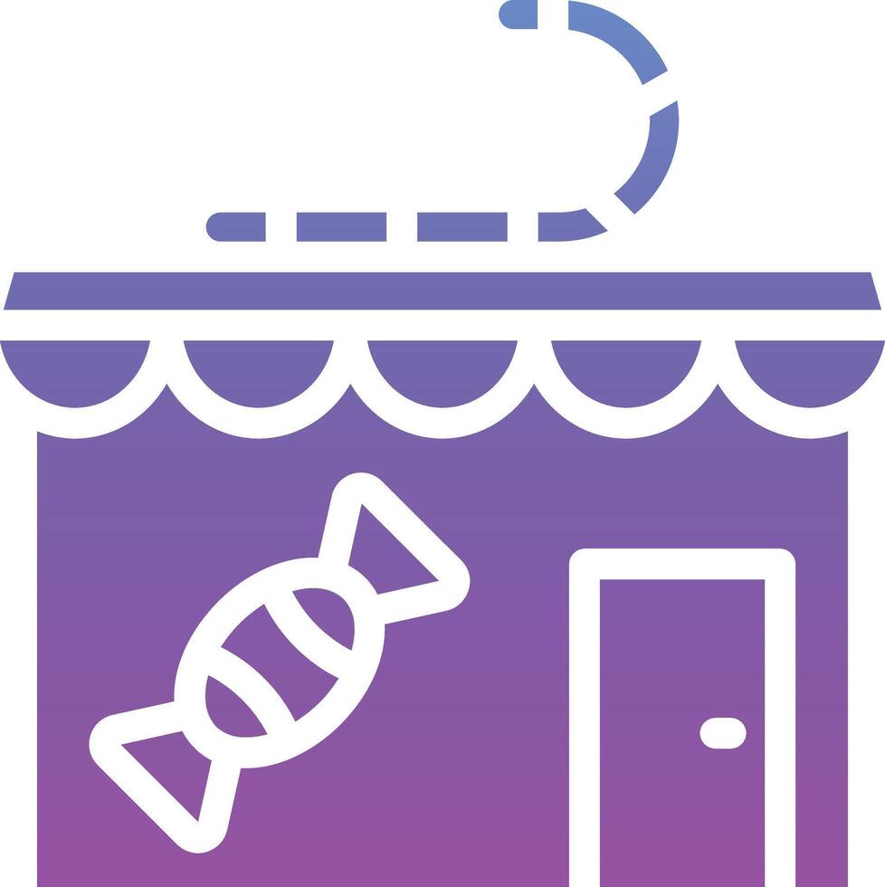 Candy Shop Vector Icon