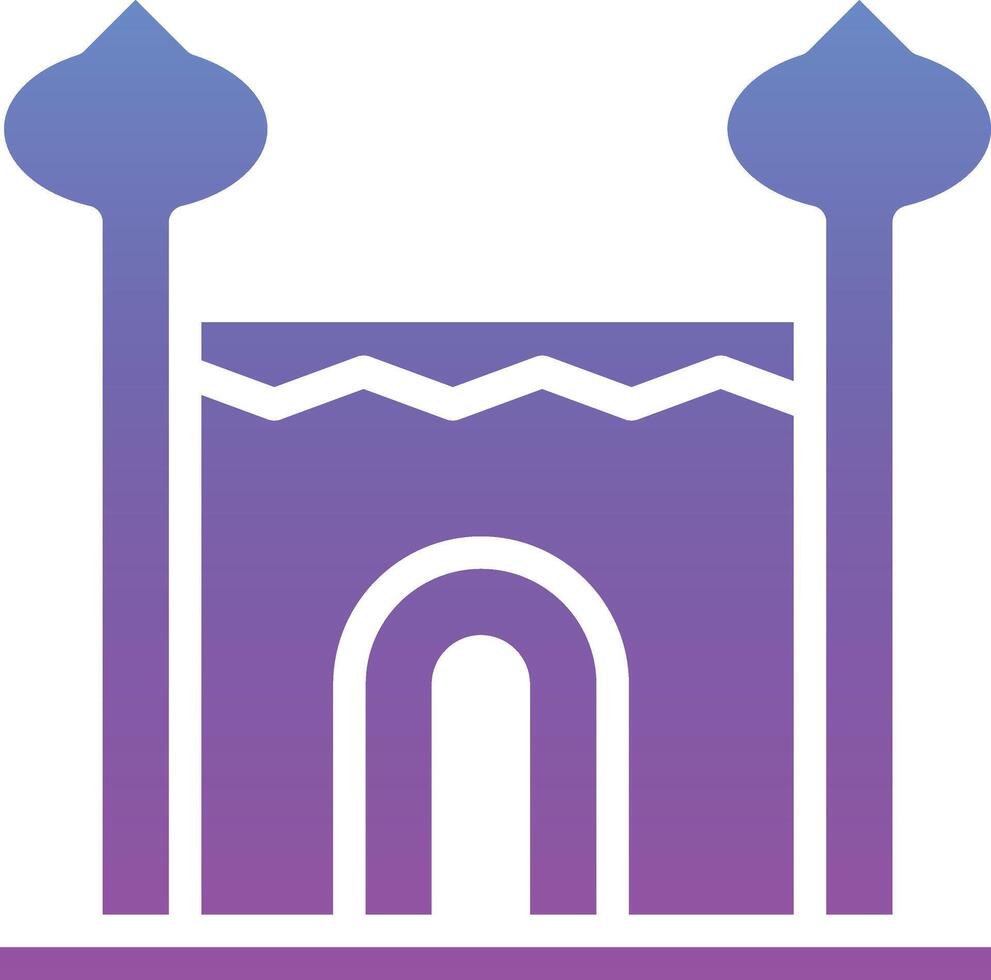 Dubai Gate Vector Icon