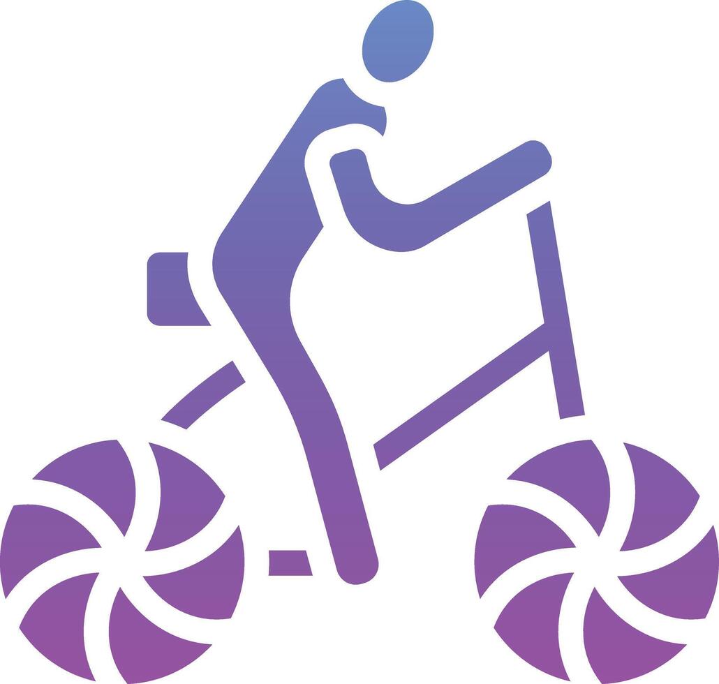 Cycling Person Vector Icon