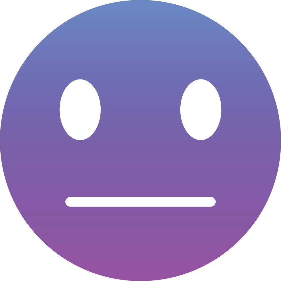 Expressionless Face Vector Icon