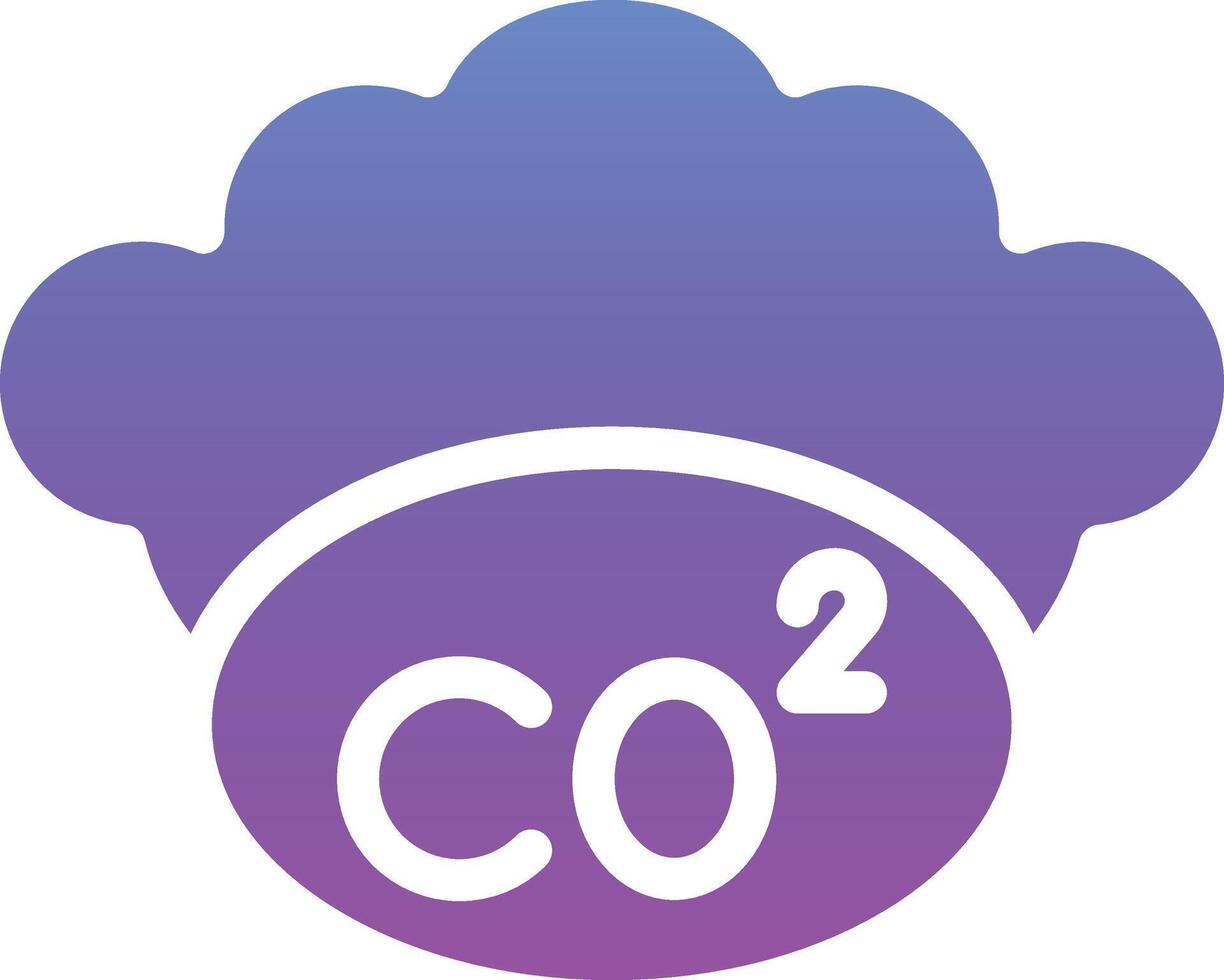 icono de vector de co2