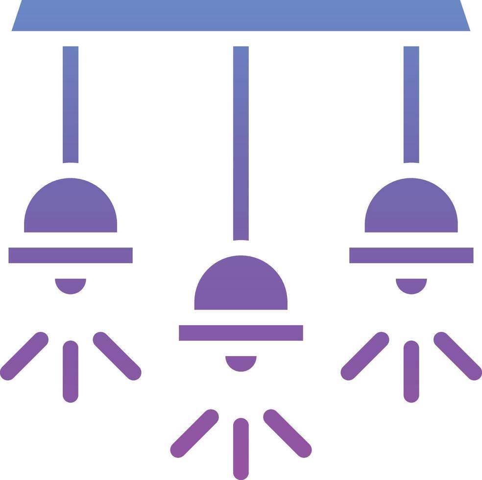 Ceiling Lamp Vector Icon