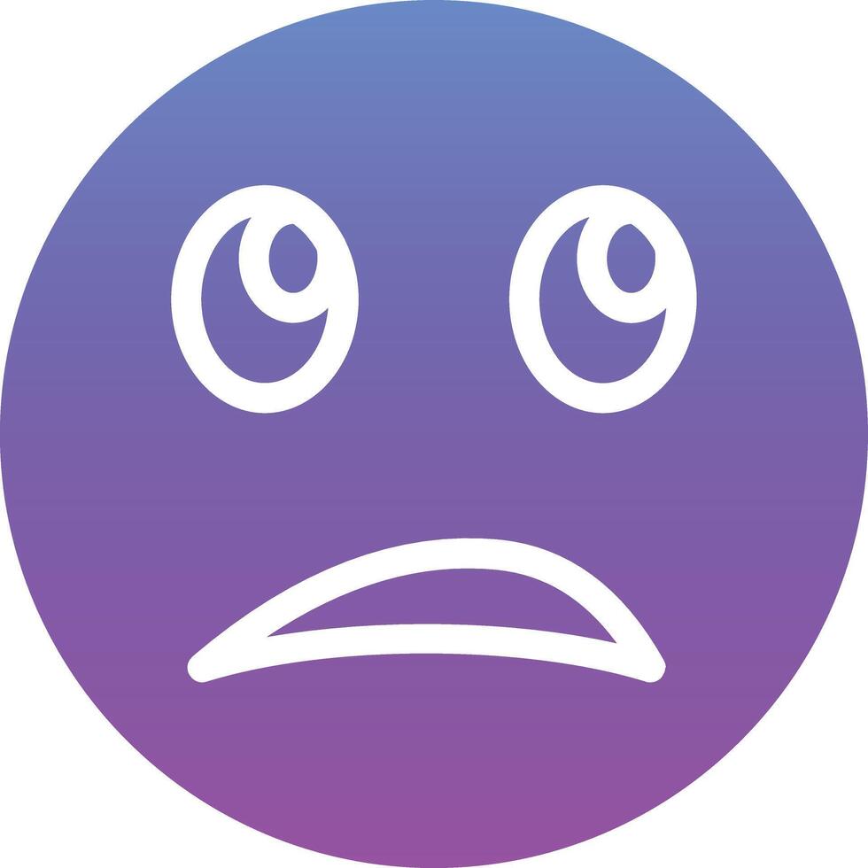 Face with Rolling Eyes Vector Icon