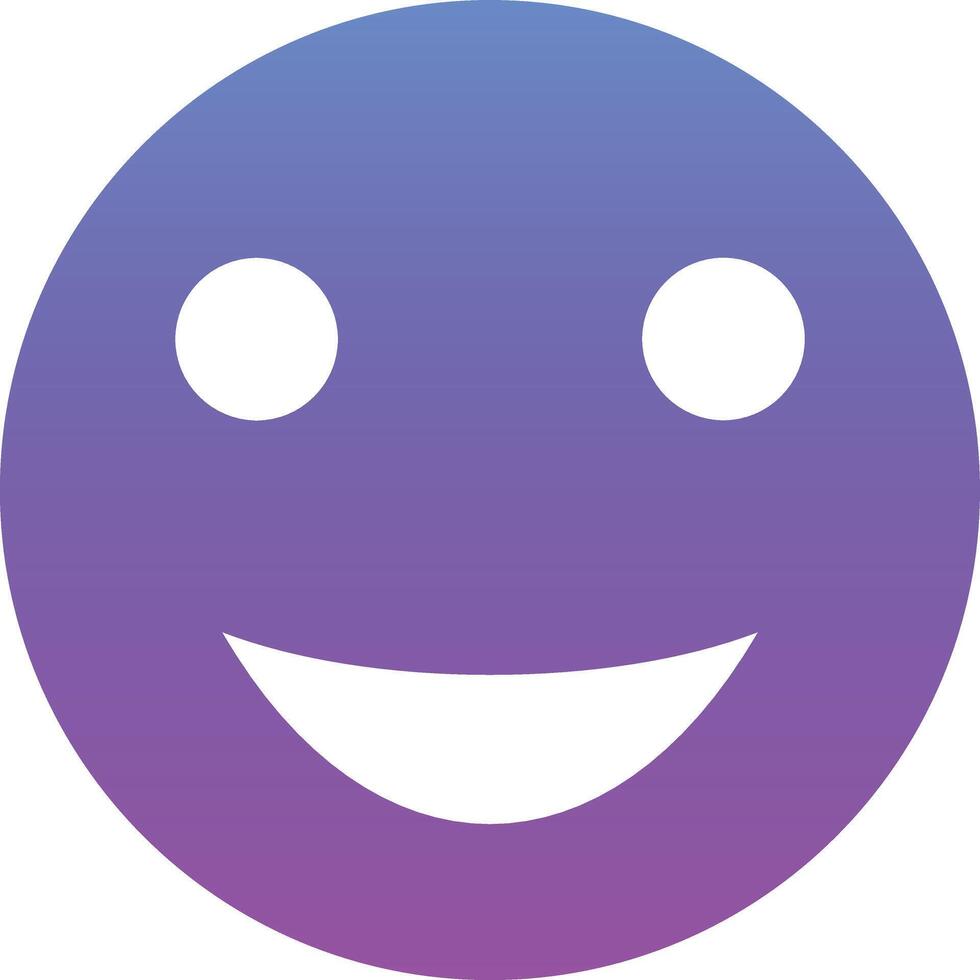 Smiling Face Vector Icon