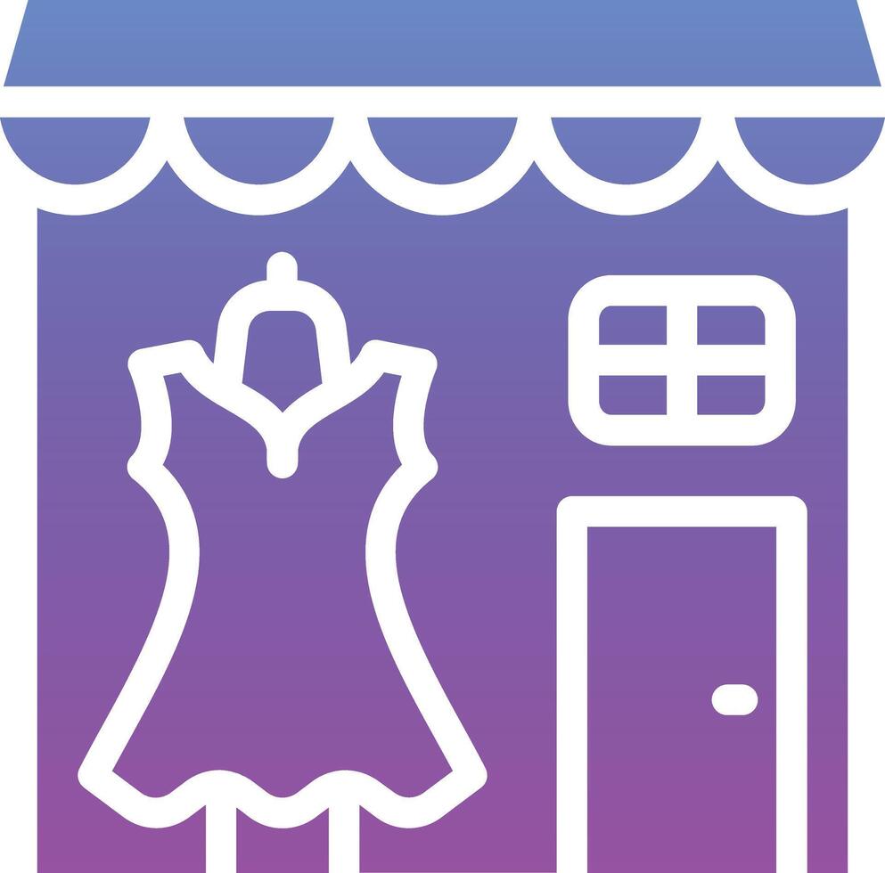 icono de vector de boutique