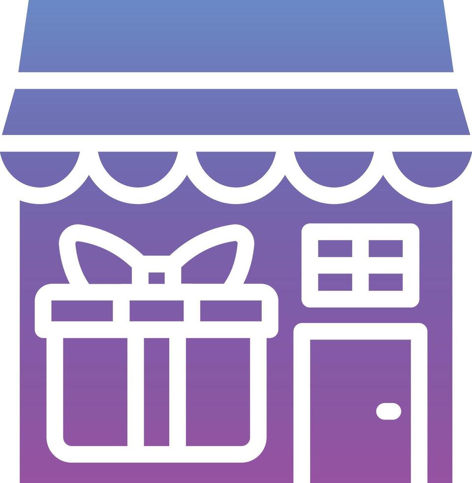 Gift Shop Vector Icon