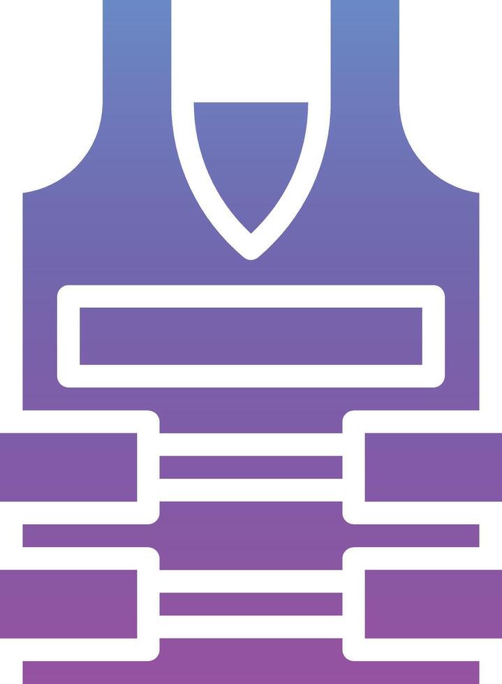 Bullet Proof Vest Vector Icon