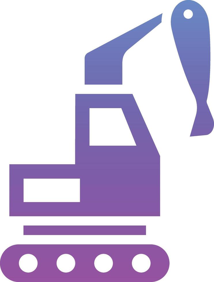 Backhoe Vector Icon