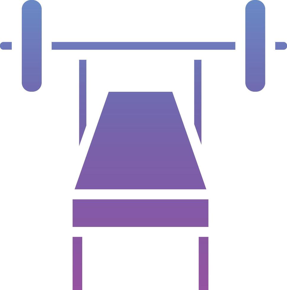 Bench Press Vector Icon