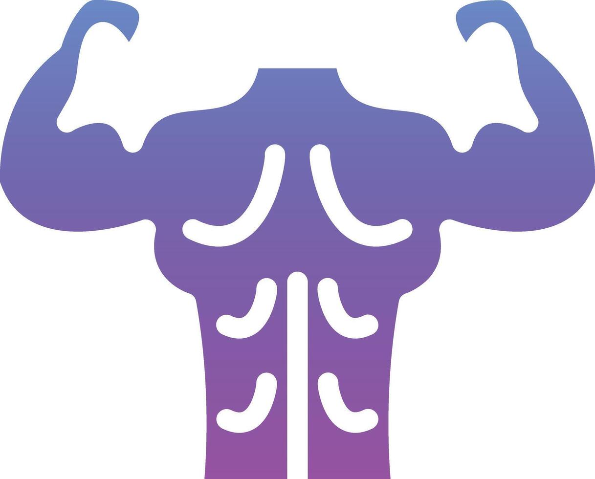 Back Muscle Vector Icon