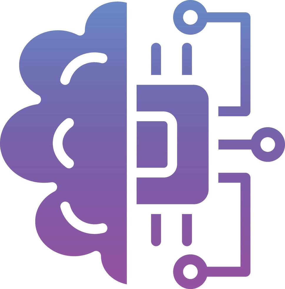 Machine Learning Vector Icon