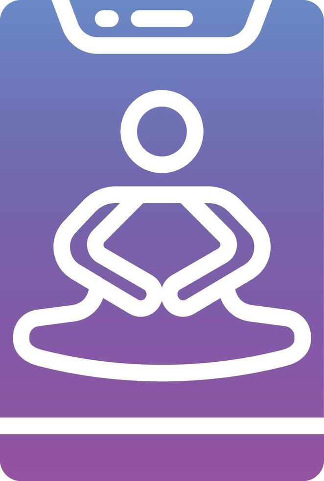 Meditation Vector Icon