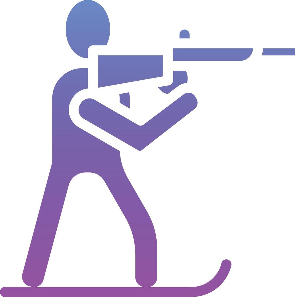 Biathlon Vector Icon