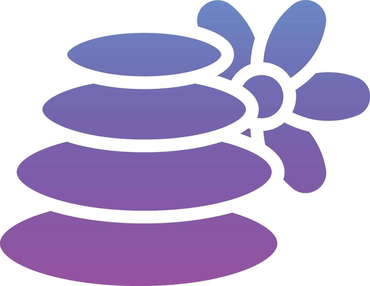 Hot Stone Vector Icon
