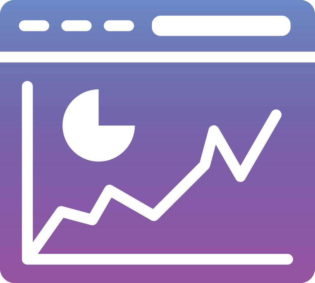 Analysis Diagram Vector Icon