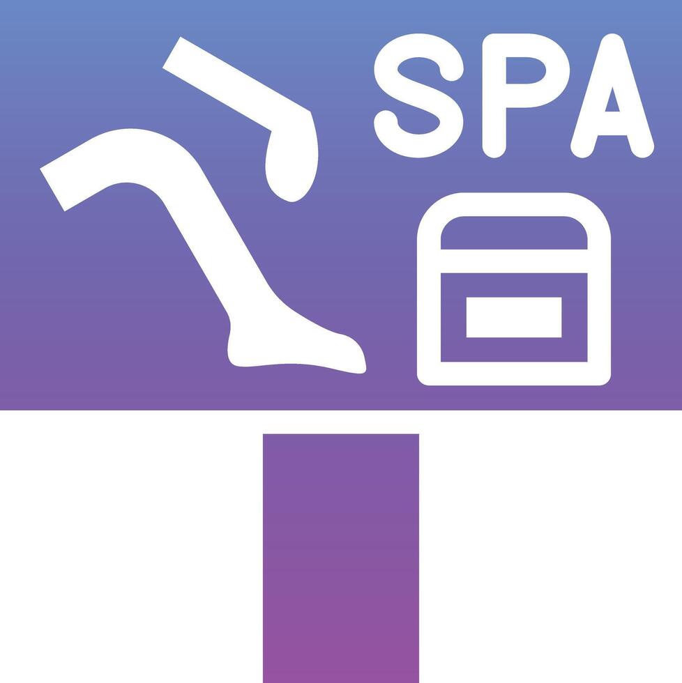 spa letrero vector icono