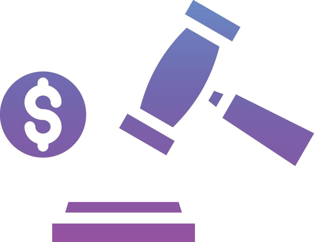 Auction Vector Icon