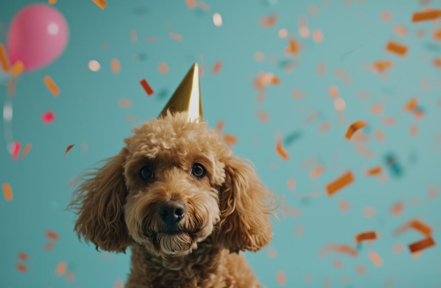 AI generated celebrate your pets birthday photo