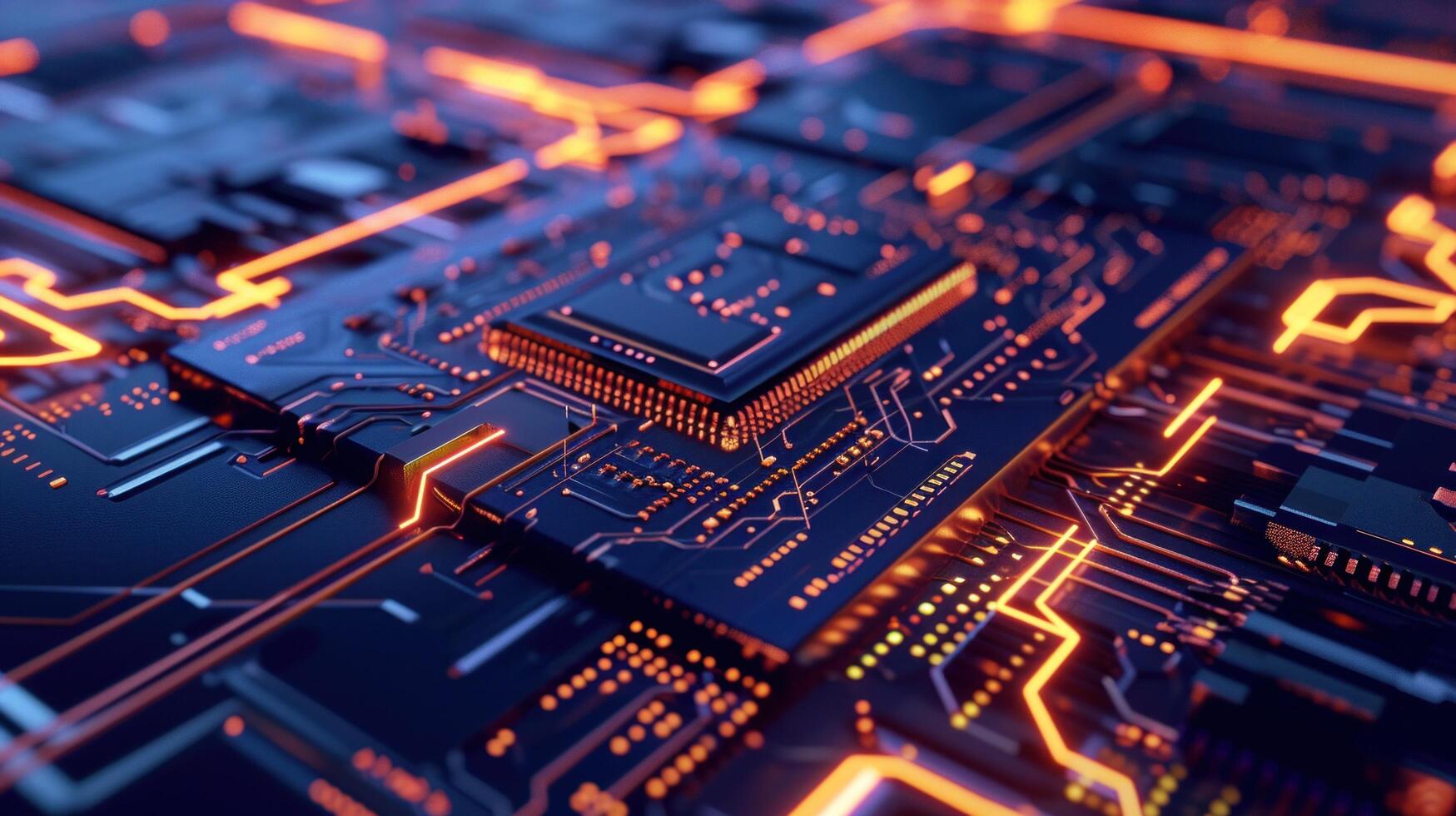 AI generated a chip shaped like a computer chip photo