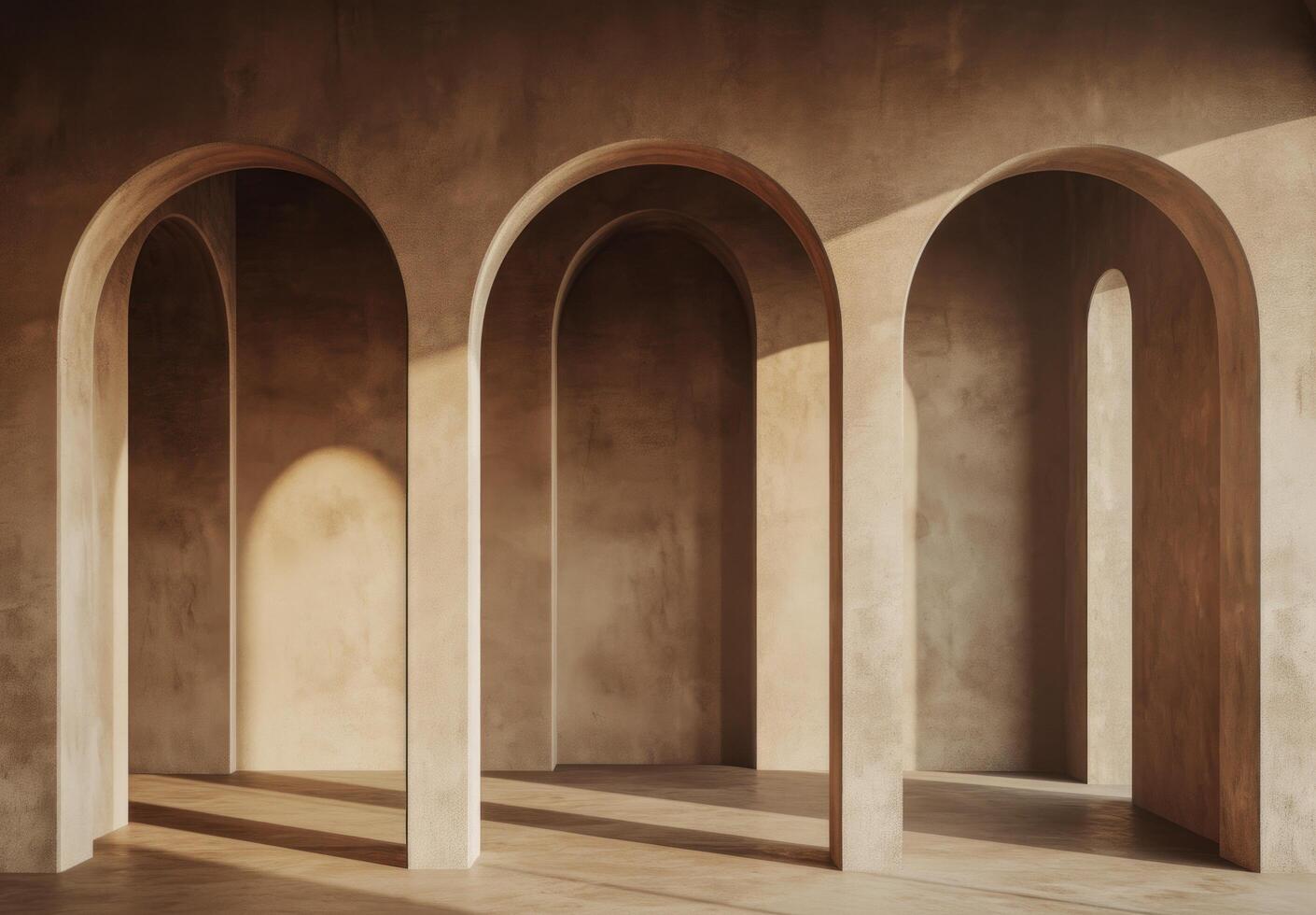 AI generated lightroom arches wall art arches wall photo